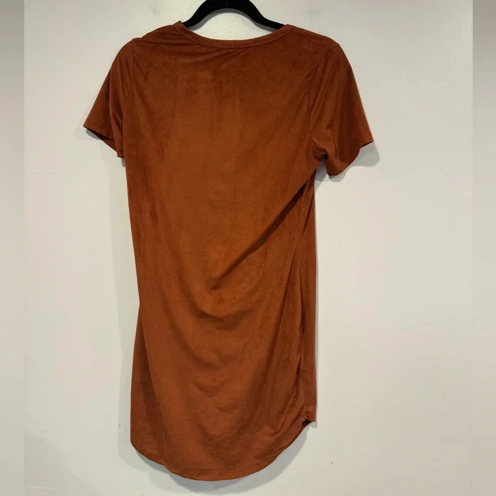 Burnt orange rue 21‎ velvet bodycon dress - Picture 3 of 3